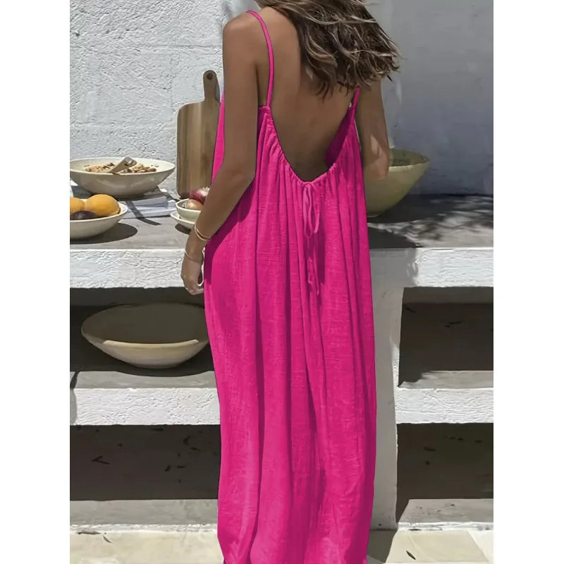 New Arrival Women's Strapless Backless Maxi Dress