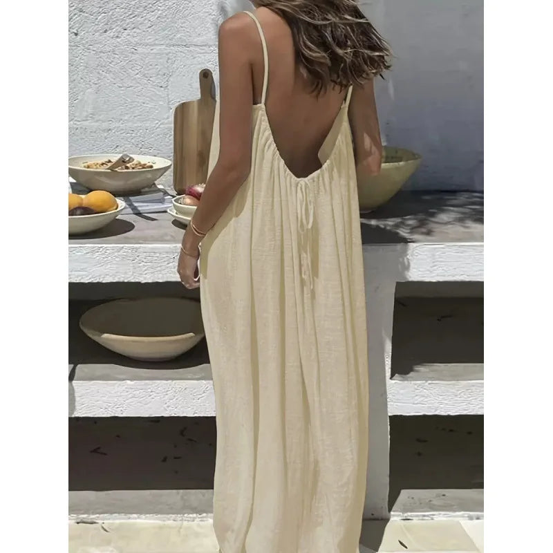 New Arrival Women's Strapless Backless Maxi Dress