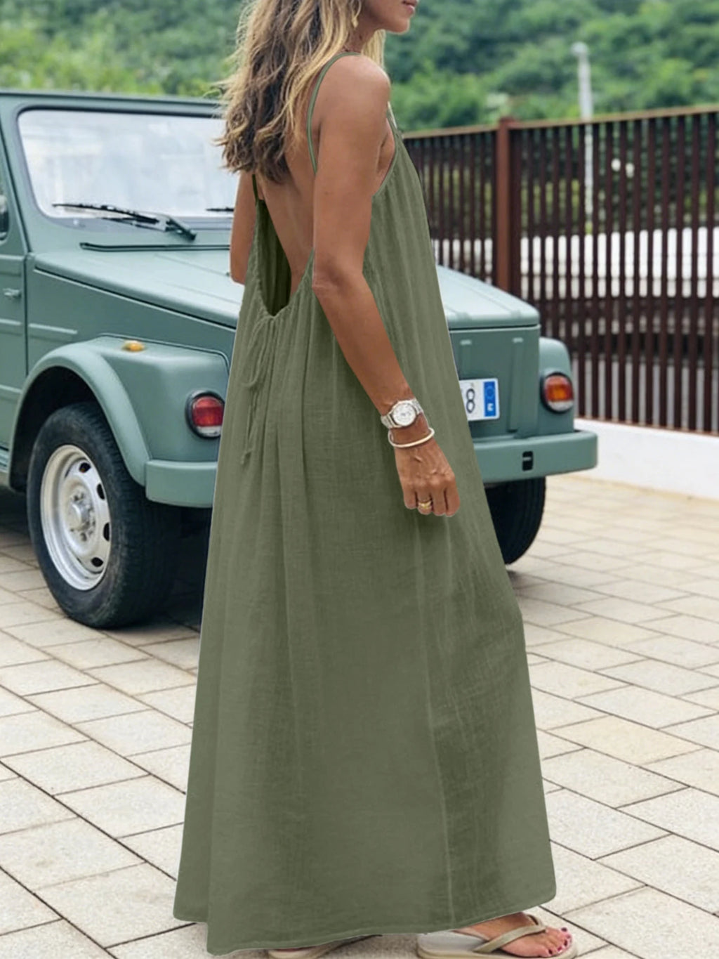 New Arrival Women's Strapless Backless Maxi Dress