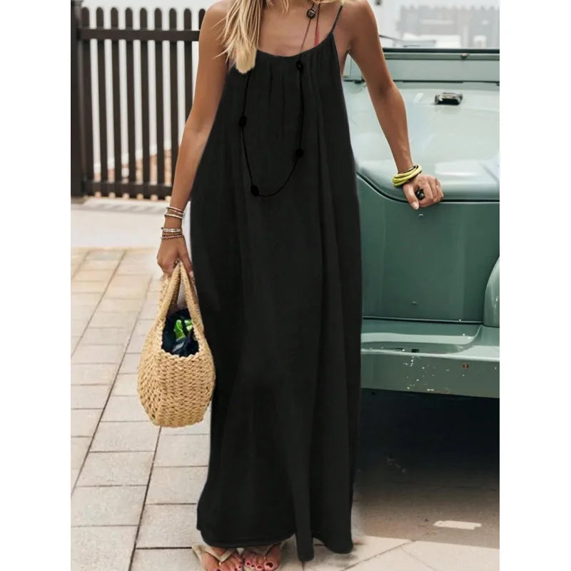 New Arrival Women's Strapless Backless Maxi Dress