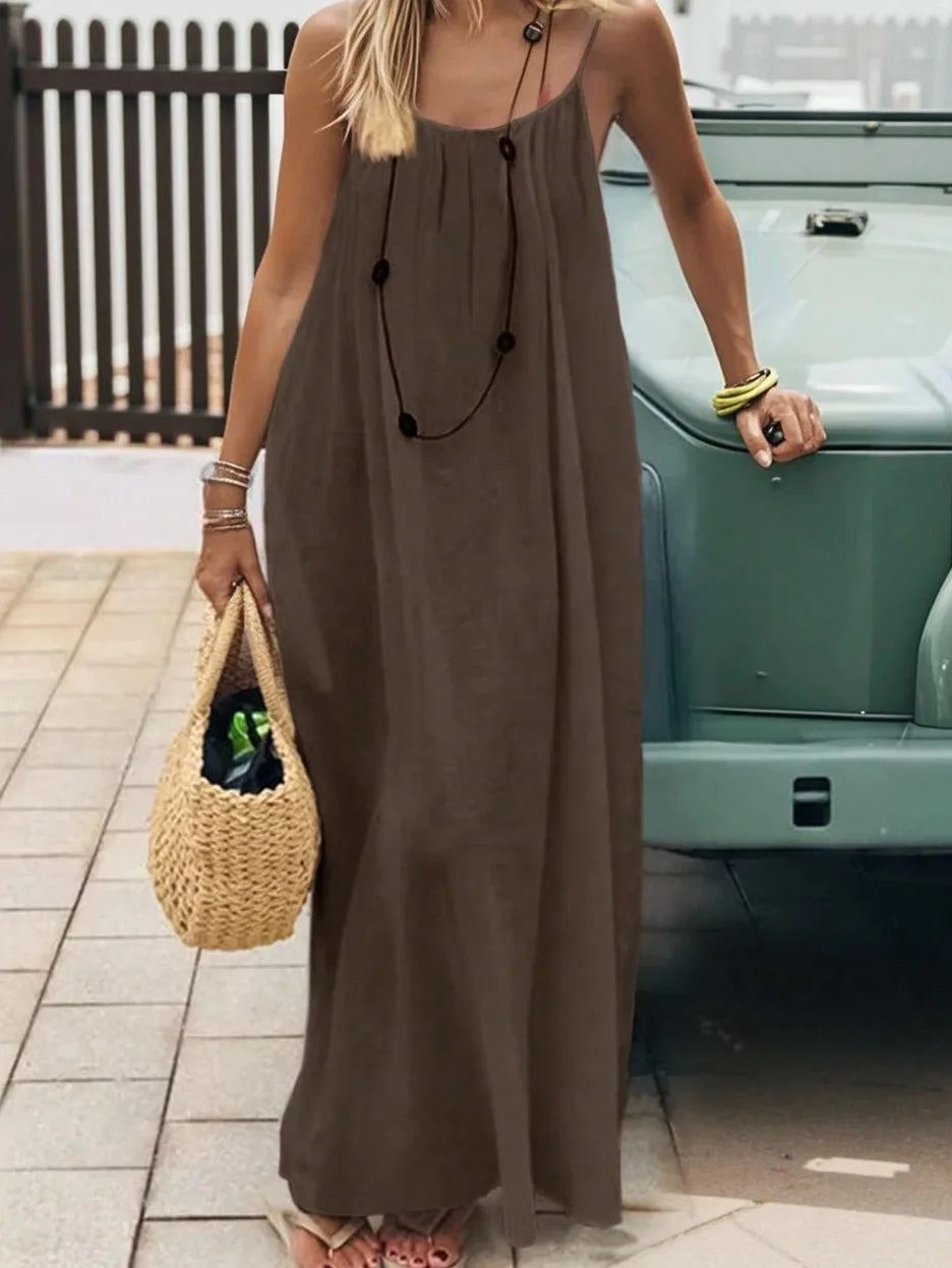 New Arrival Women's Strapless Backless Maxi Dress