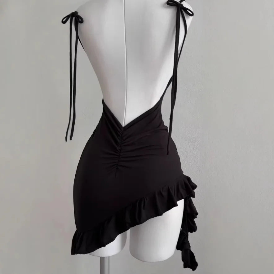 2026 Women's Sexy Sleeveless Backless Mini Dress