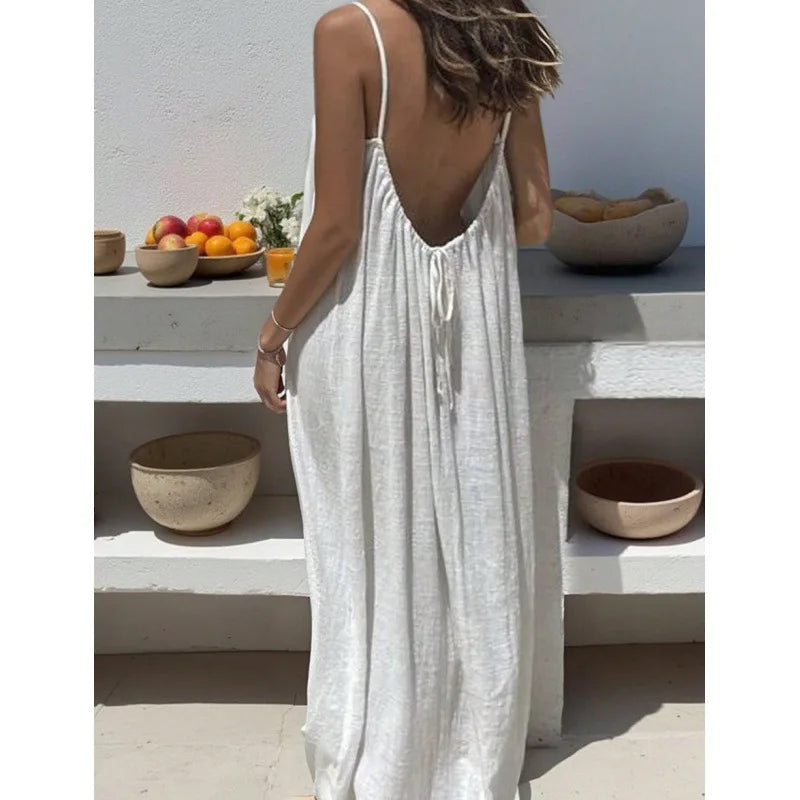 New Arrival Women's Strapless Backless Maxi Dress